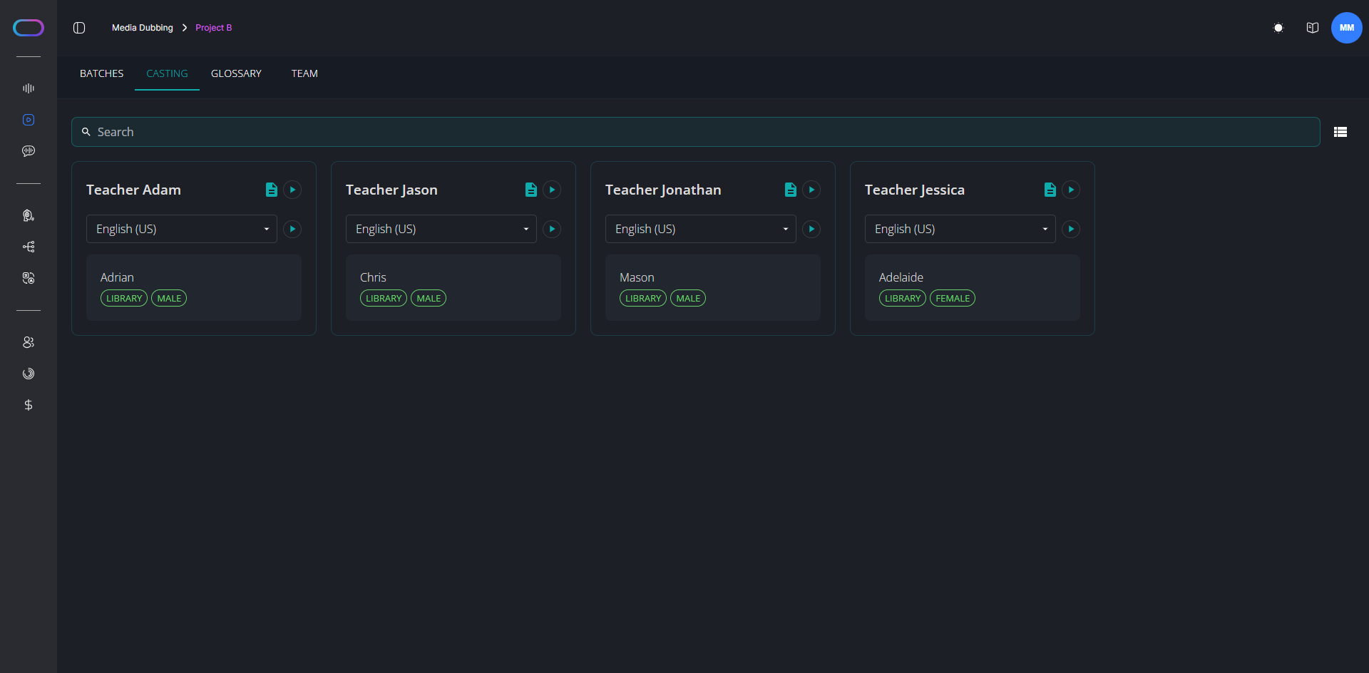 Casting_Page_Overview