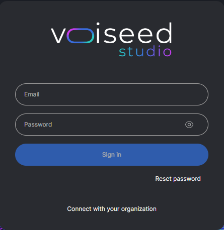 Sign-in page